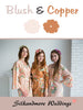 Blush and Copper Color Robes - Premium Rayon Collection