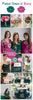 Forest Green and Berry Color Robes - Premium Rayon Collection