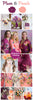 Plum and Peach Color Robes - Premium Rayon Collection