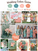 Sage, Teal, Peach and Rust Wedding Color Palette 