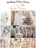Nude Tones Wedding Color Palette
