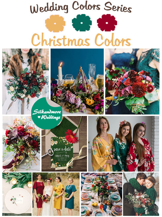 Christmas Colors Wedding Color Palette