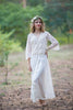 Oh Claudia White Lace Bridal Robe