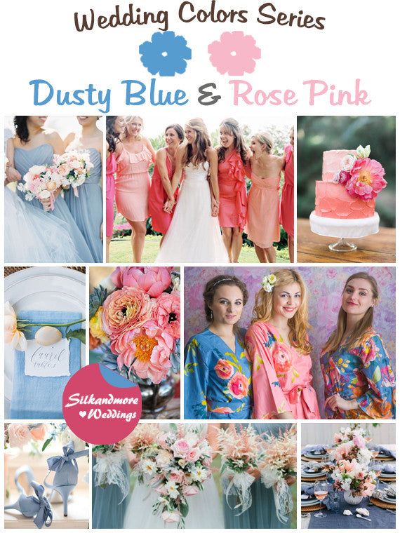 Decor Dusty Blue Blush Wedding Dusty Blue And Rose Pink Wedding
