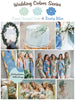 Sage, Grayed Jade and Dusty Blue Wedding Color Palette