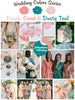 Peach, Coral and Dusty Teal Wedding Color Palette