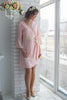 Blush Bridal Robe from my Paris Inspirations Collection - Rosette Robe in Blush