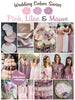 Pink, Lilac and Mauve Wedding Color Palette 