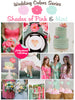 Shades of Pink and Mint Wedding Color Palette