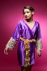 Lavender Silk Lace Bridesmaids Robe