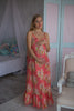 Mommies in Coral Floral Night Gowns