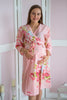 Mommies in Light Pink Floral Robes