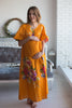 Mommies in Mustard Maternity Caftans