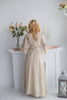 Champagne Bridal Robe from my Paris Inspirations Collection - Flower Touch in Champagne
