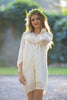 Oh Darla Ivory Pearly Lace Brial Robe
