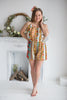 Mismatched Bridesmaids Rompers in Aztec Geometric Pattern