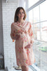 Mommies in Blush Floral Robes