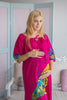 Mommies in Magenta Floral Night Gowns