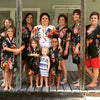 Black Large Floral Blossom Robes for bridesmaids | Getting Ready Bridal Robes