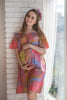 Mommies in Batik Watercolor Shift Dresses