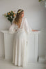 V-Back in White - Lace Trimmed Bridal Robe from my Paris Inspirations Collection