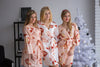 A rumor among Fairies Pattern- Premium Blush Bridesmaids Robes