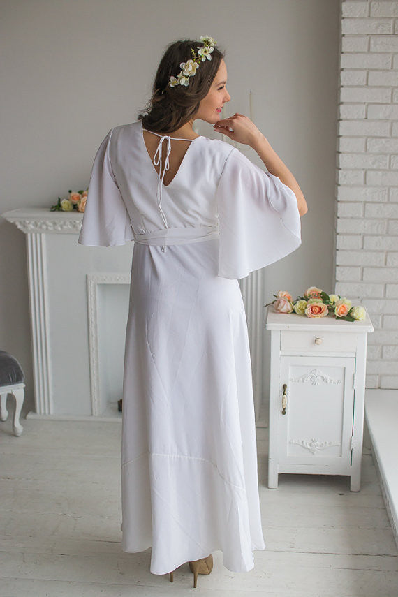 All White Bridal Robe from my Paris Inspirations Collection - Graceland in White