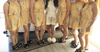 Mustard Gold  Corset Style Dreamy Angel Song Bridesmaids Rompers Set