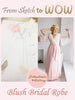 Blush Tulle Lace Bridal Robe from my Paris Inspirations Collection - Flower Grace in Blush