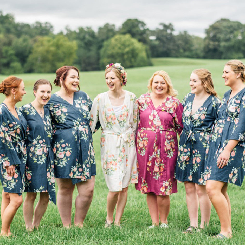 Bold Berry-Hued Wedding Color Palette - Blueberry Blue and Plum Set of ...