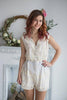 Bridal Lace Romper from my Paris Inspirations Collection - Corset Lace Up Style Romper