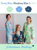 Dusty Blue, Blueberry Blue and Mint Wedding Color Robes- Premium Rayon Collection 