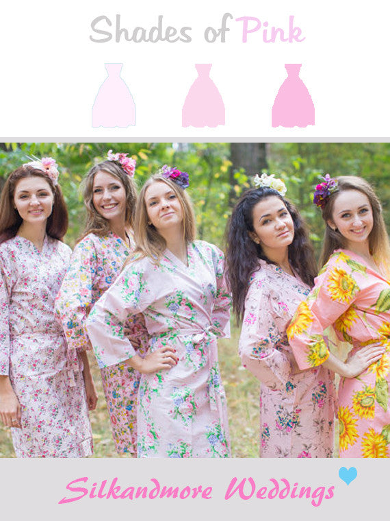 Mismatched Baby Pink Robes