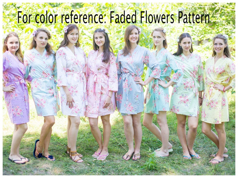 Faded Flowers Pattern Colors