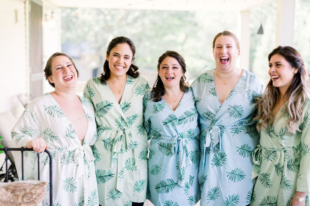 set of 5 bridesmaids robes