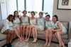 Light Blue Mismatched Styles Dreamy Angel Song Bridesmaids Rompers Set