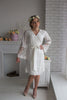 Lace Trimmed Robe from my Paris Inspirations Collection - Leafy Lace Cuffs