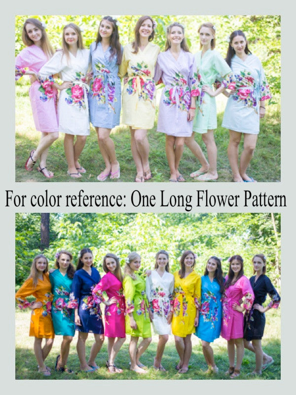 One Long Flower Robes