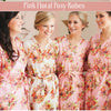 Pink Floral Posy Robes
