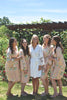 Rosegold Dreamy Angel Song  Set of Bridesmaids Robes