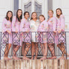Premium Dreamy Angel Song Bridesmaids Robes in Lilac 