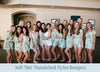 Mint Mismatched Styles Dreamy Angel Song Bridesmaids Rompers Set