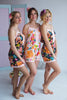 Spaghetti Strap Style Bridesmaids Rompers in Her Petal Garden Pattern