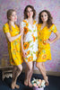 Sunflower  Patterned Bridesmaids Button down Shirts