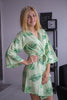 Tropical Delight Pattern- Premium Mint Bridesmaids Robes