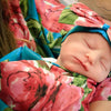 swaddle, baby robe, newborn robes, baby swaddle, baby hairband, customized robes