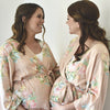 Pregnant Buddy Gift - Rose gold Dreamy Angel Song Maternity Robe