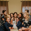 Set of 9 bridesmaids pjs, set of bridal pjs