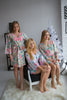 Whimsical Giggle Pattern- Premium Soft Sage Bridesmaids Robes