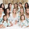 set of 12 bridesmaids robes, set of flower girl robes